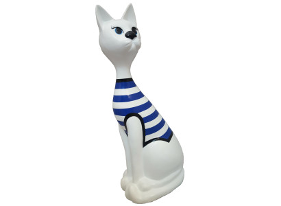 Designer decorative statues, modern painted figures, abstract statues, cat, new
