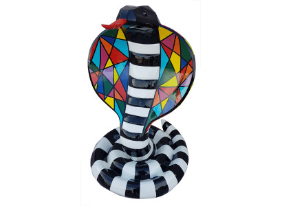 Designer Abstract Modern Figure Snake Cobra Deco Garden Sculptures Snake