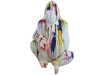 Designer figure statue modern figures statues decoration decor gorilla garden new