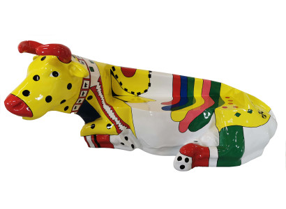 Designer Abstract Modern Figure Cow Deco Garden Sculptures Decoration Design