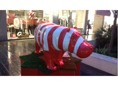 Designer Abstract Figure Modern Figures Decoration Hippopotamus Garden Sculptures