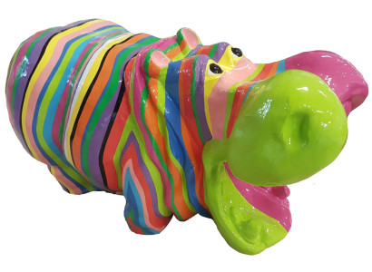 Designer Abstract Figure Modern Figures Decoration Hippopotamus Garden Sculptures