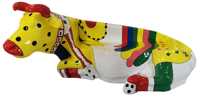Designer Abstract Modern Figure Statue Cow Decoration Garden Sculptures Statues New