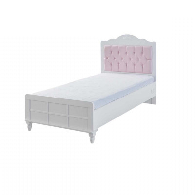 Child's bed bed children's room children's room furniture pink wood Chesterfield