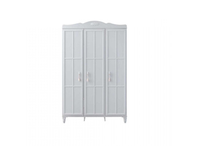 Wardrobe, children's wardrobe, cabinet, wood, white, wooden cabinet, modern
