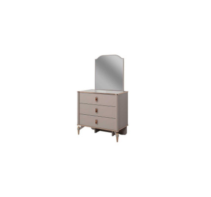 Youth bed children's furniture children's bed complete beige wood set 5-piece modern