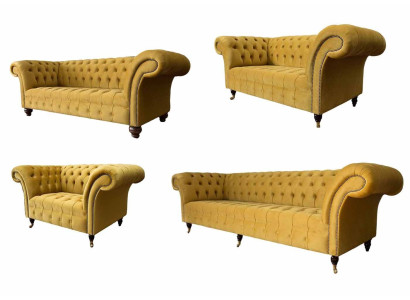 Designer sofa set 3+2+1.5+1 seater sofa suite upholstery modern