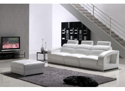 Three-seater sofa couch upholstery couches sofas 3-seater with stool set upholstery