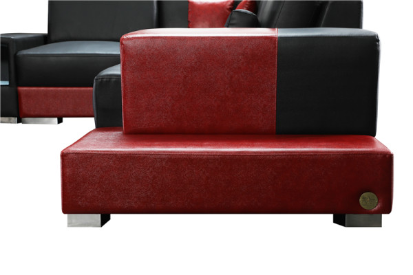 Couch corner sofa leather living landscape set design modern sofa L-shape coffee table