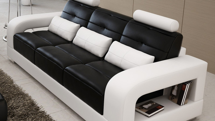 Leather sofa couch sets seat upholstery sofa suite 3+2+1 leather fabric