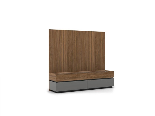 Luxury Complete Living Wall Brown Furniture Designer Set Furnishing TV Stand Modern