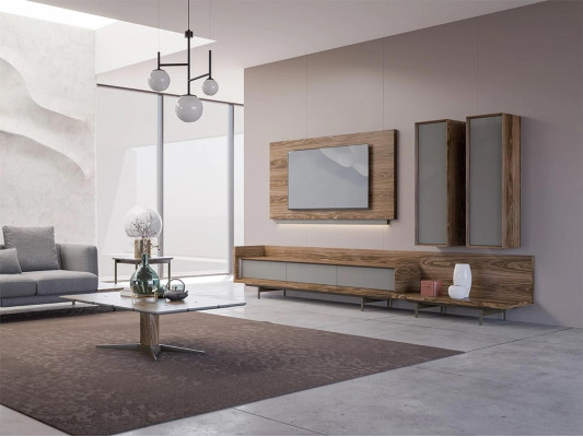 Living room furniture TV stand complete wall unit TV frame designer furnishings
