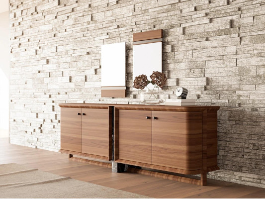 Luxury Dining Room Set Complete 10-piece Dining Table Design Sideboard Dining Room 2x Cabinet