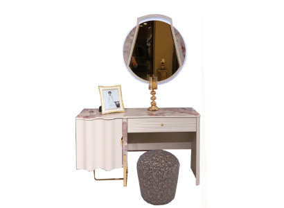 Bedroom complete vanity with mirror luxury design modern furnishings