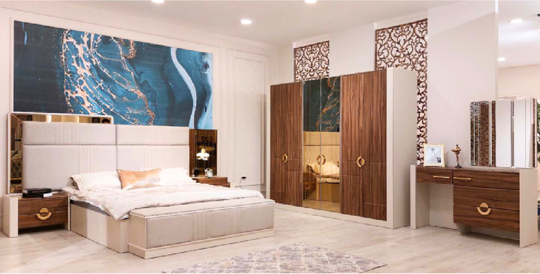 Designer dressing table modern wood furnishing mirror new furniture luxury