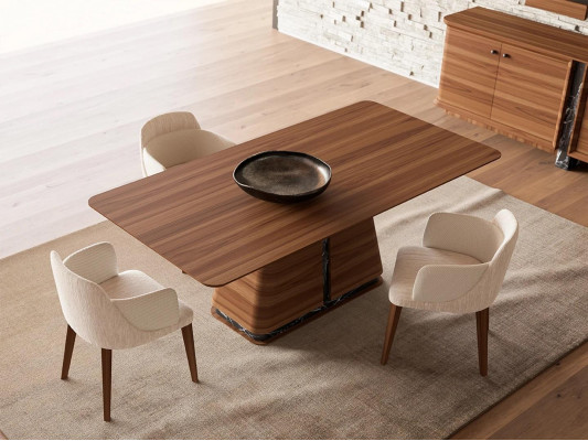 Modern dining room dining table 4x chairs dining set sideboard luxury furniture 2x mirrors