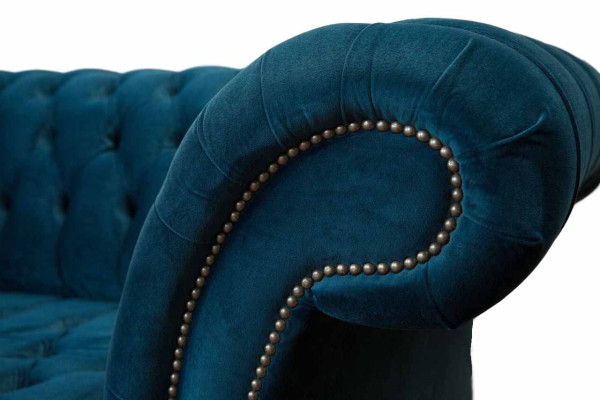 Chesterfield Armchair Furniture Set 2x Single Seater Set Luxury Armchairs Couches 2-piece.
