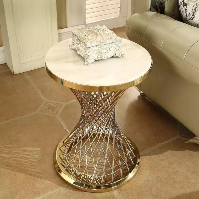 Coffee Table Round Side Table Designer Table Living Room Table Stainless Steel