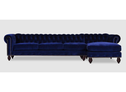 400cm Bix XXL Couch Upholstery Seat Suite Textile Leather Sofa Chesterfield 2016060