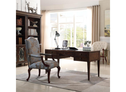 Brown desk computer office desk PC desk study room new