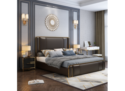Bed, double bed, beds, furniture, furnishings, bedroom, luxury, design