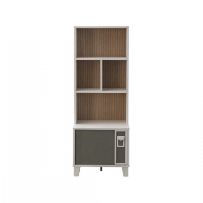 Bookshelf Bookcase Freestanding Shelf Shelf Wood Gray Children's Room