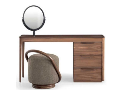 Luxury bedroom set dressing table with mirror stool modern design
