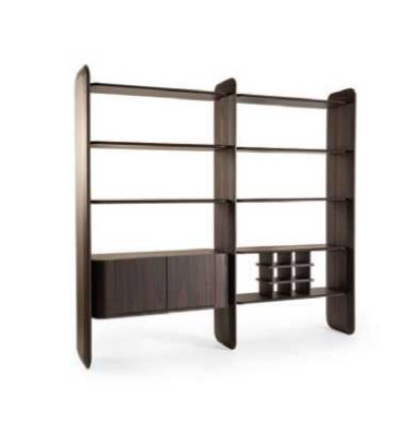 Bookshelf wooden shelf cabinet office furniture designer modern partition shelves