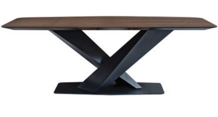 Luxury Set for Dining Room 5-piece Table 4x Chairs with Sideboard Table Wood