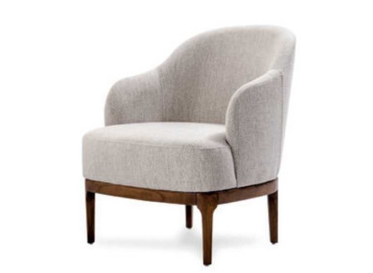 Modern living room armchair luxury design gray color lounge club gray