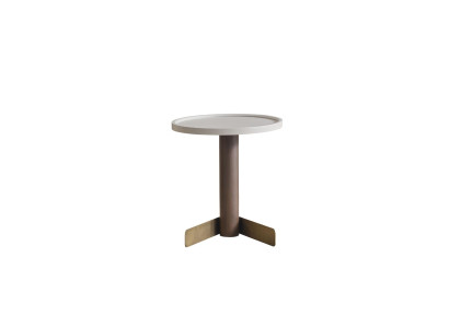 Side table living room furniture designer stylish brown wooden table