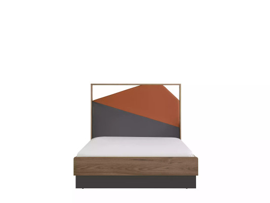 Children's bed 120 cm bed frames children's room wood bed frame gray