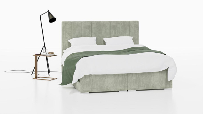 Luxury Bed Upholstered Furniture Bedroom Box Spring Bed Design Double Bed New