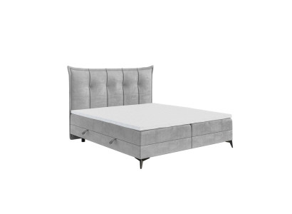 Design double bed bedroom textile furniture modern luxury bed box spring bed