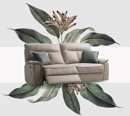 Three-seater sofa couch living room designer modern luxury seating furniture new