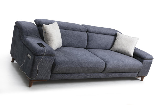Design three-seater sofa couch upholstery modern living room textile sofas new furniture