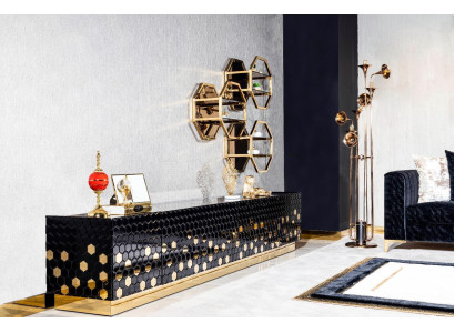 TV cabinet, RTV television stand, sideboard cabinet, lowboard 260cm metal