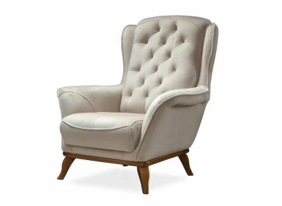 Armchair Luxury Design Furniture Classic Style Design Textile Living Room