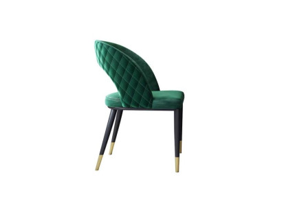 Dining room chairs living room green stylish chair with wooden legs modern