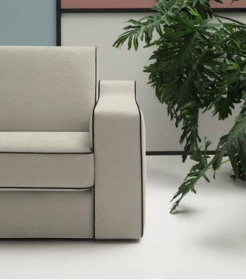 Design Textile Modern Couch Luxury Corner Sofa L-Shaped Furniture Upholstery Beige alfitalia