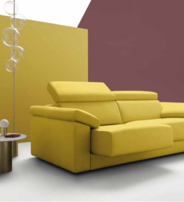 Big Sofas Couches Textile 3-Seater Sofa Couch Upholstery Seat Three-Seater alfitalia