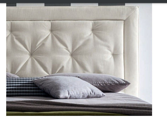 Chesterfield Beds 180x200cm Bedroom Textile Fabric Bed Design Luxury Hotel