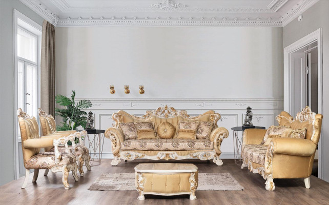 Classic Armchair Single Seat Throne Baroque Rococo Living Room Lounge Chair