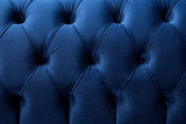 Chesterfield Big Sofa Couch Textile Velvet Upholstery Sofas 4-Seater Couches