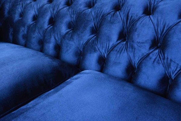 Chesterfield Upholstered Sofas Design Luxury Couch Sofa 3-Seater Fabric Couch