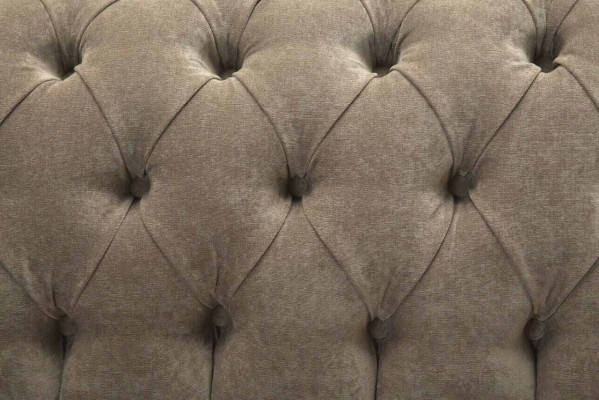 Three-seater Chesterfield sofa 3 seat sofas gray fabric living room luxury