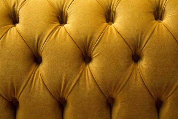 Sofa 2-seater couch upholstered sofa textile fabric Chesterfield couches new
