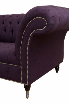 Sofa upholstery sofas new sofa 2-seater design Chesterfield fabric couch