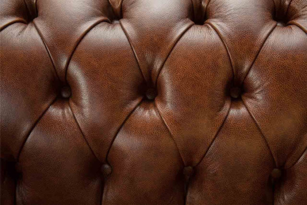 Luxury Sofa 2-Seater Sofas Brown Leather Design Furniture Style Upholstery New