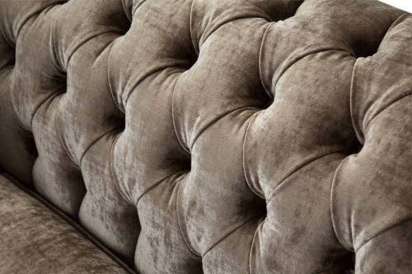 Design Chesterfield Armchair 1-Seater Couch Upholstery Luxury Textile Sofas